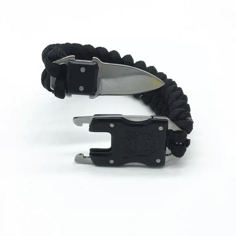 PULSERA PARACORD SUPERVIVENCIA CON CUCHILLO