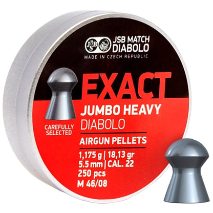 POSTON JSB EXACT JUMBO HEAVY DIABOLO 18.13gr 250 PCS